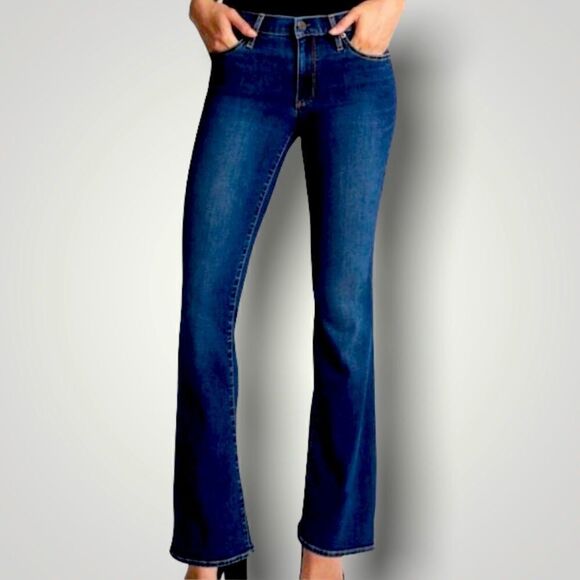 Bebe Caren Bootcut Dark Wash Jeans - Picture 1 of 10